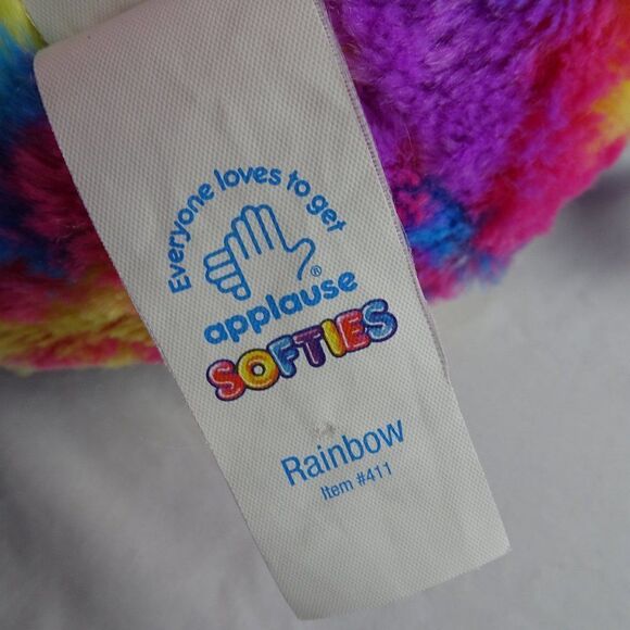Applause Softies Rainbow Plush Doll - Picture 6 of 10